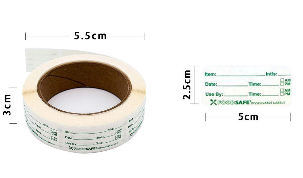 250 قطعة ملصقات الطعام للحاويا - مراجعة Food Storage Expiration Dates وسعره