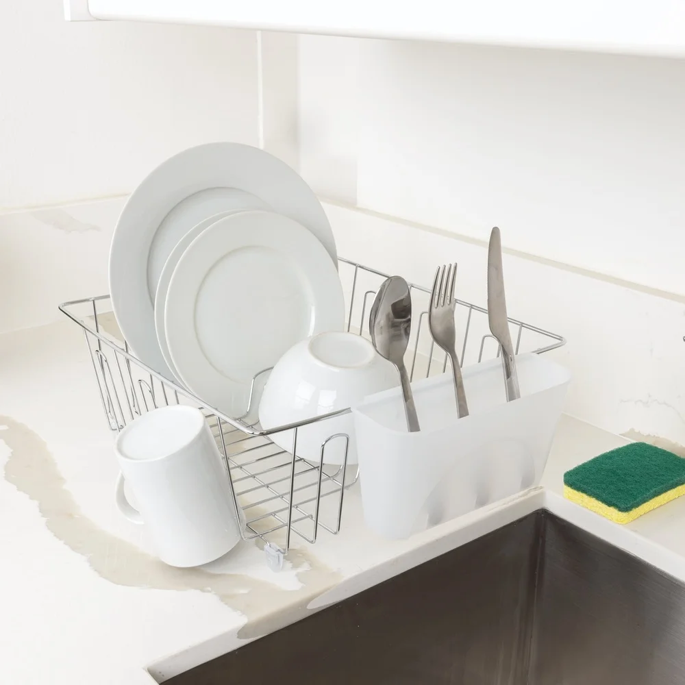 رف أطباق سلكي صغير منظم المطبخ - مراجعة Food Storage Rack وسعره