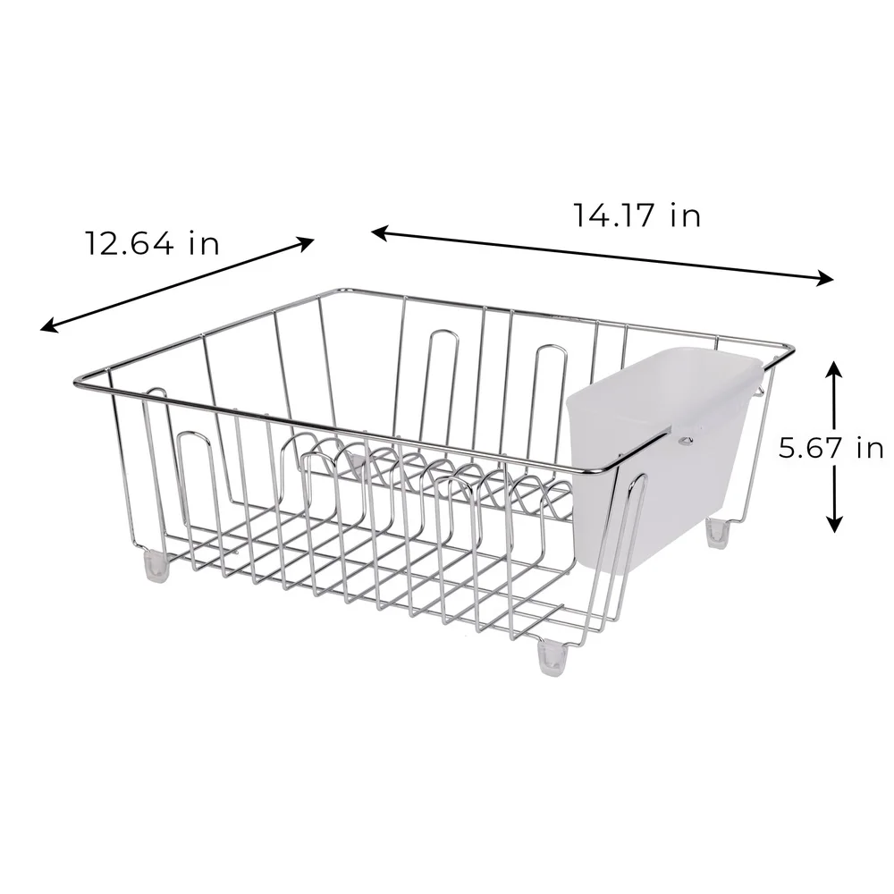 رف أطباق سلكي صغير منظم المطبخ - مراجعة Food Storage Rack وسعره