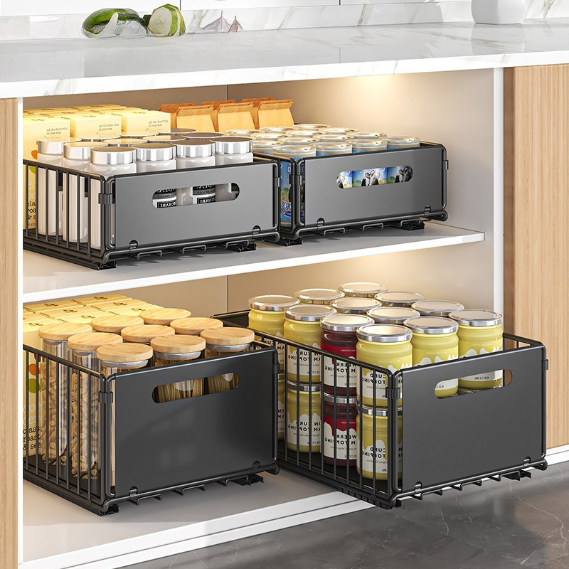 سلة تخزين قابلة للسحب لخزانة ا - مراجعة Food Storage Without Pantry وسعره