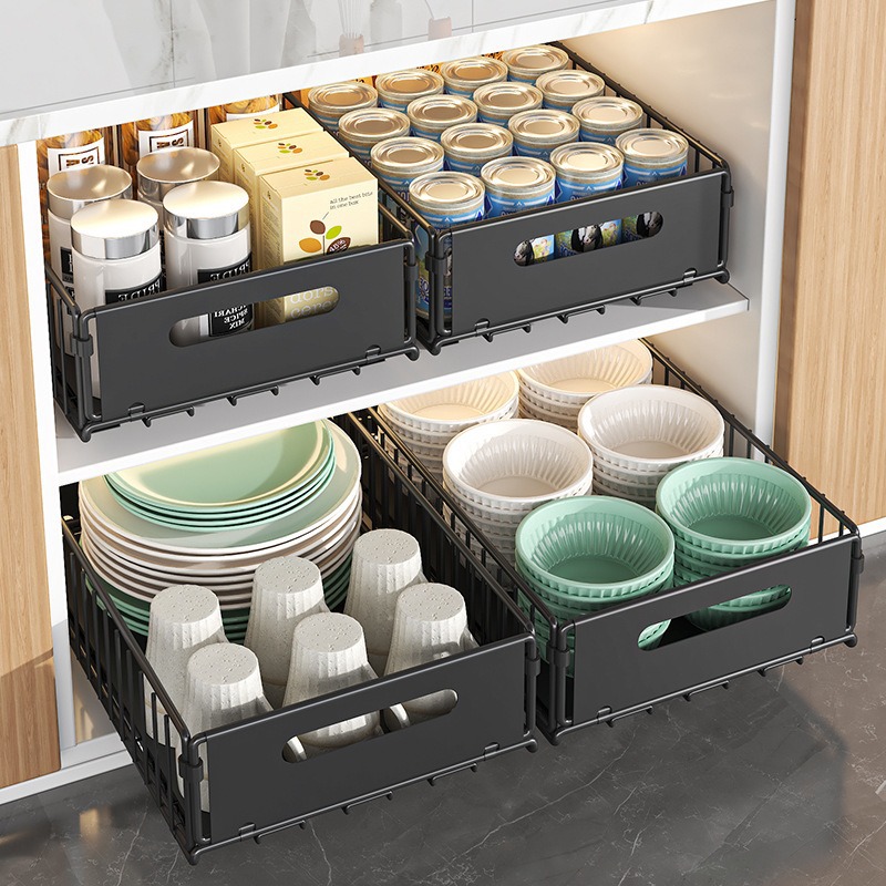 سلة تخزين قابلة للسحب لخزانة ا - مراجعة Food Storage Without Pantry وسعره