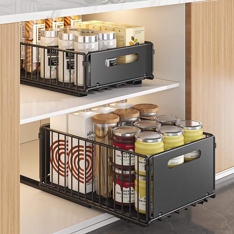 سلة تخزين قابلة للسحب لخزانة ا - مراجعة Food Storage Without Pantry وسعره